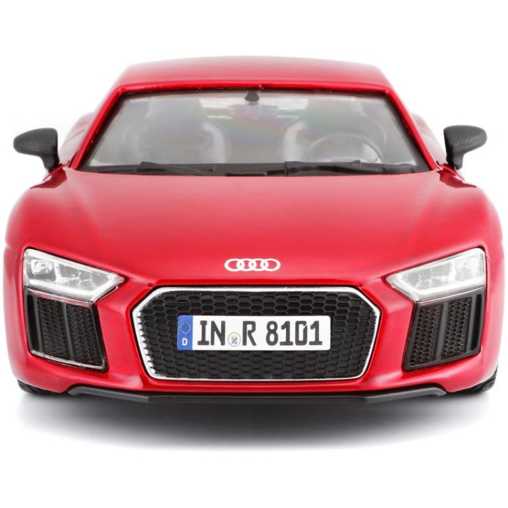 Maisto Kit Audi R8 V10 Plus 1:24 červená metalíza