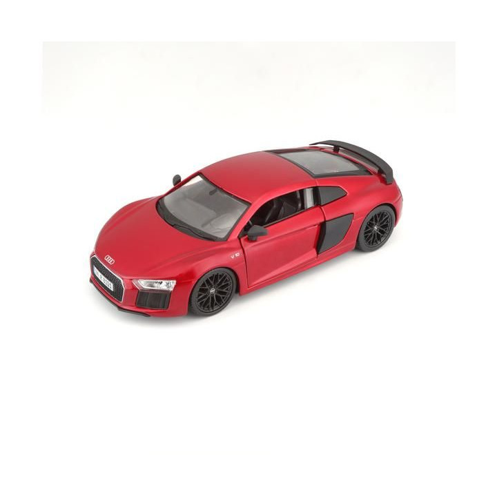 Maisto Kit Audi R8 V10 Plus 1:24 červená metalíza