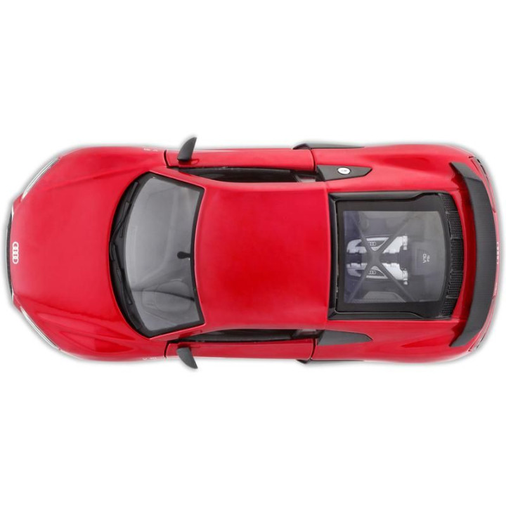 Maisto Kit Audi R8 V10 Plus 1:24 červená metalíza