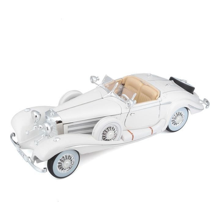 Maisto Mercedes-Benz 500 K Typ Specialroadster 1936 1:18 bílá