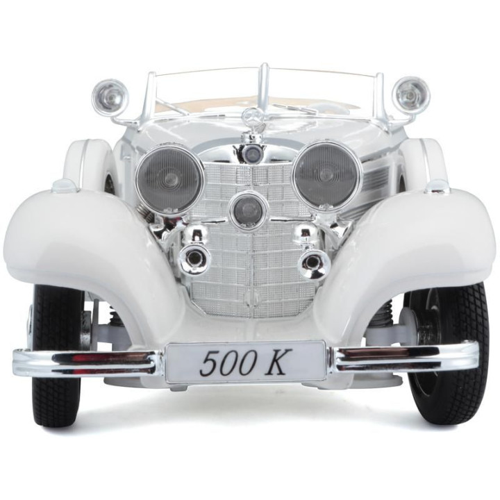 Maisto Mercedes-Benz 500 K Typ Specialroadster 1936 1:18 bílá