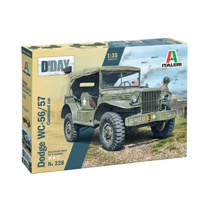 Model Kit military 0228 - Dodge WC56 Command Car (1:35)