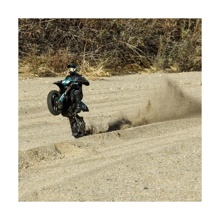 Pro-Line kolo 1:4, pneu Roost MX Sand/Snow Paddle zadní, disk černý (1): PROMOTO-MX