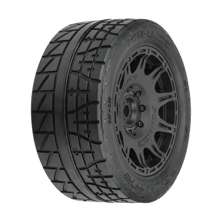 Pro-Line kolo 1:6, pneu Menace HP Belted 5.7” H24mm, disk černý Raid 8x48 (2)