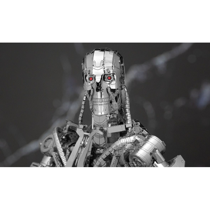 Metal Earth Luxusná oceľová stavebnica The Terminator Endoskeleton T-800