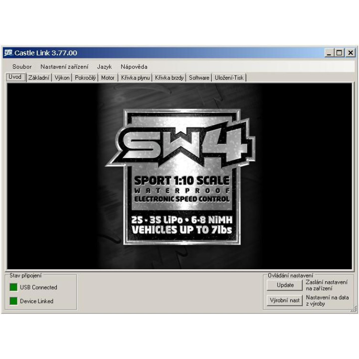 Castle motor 1412 2100ot/V senzored, reg. Sidewinder 4