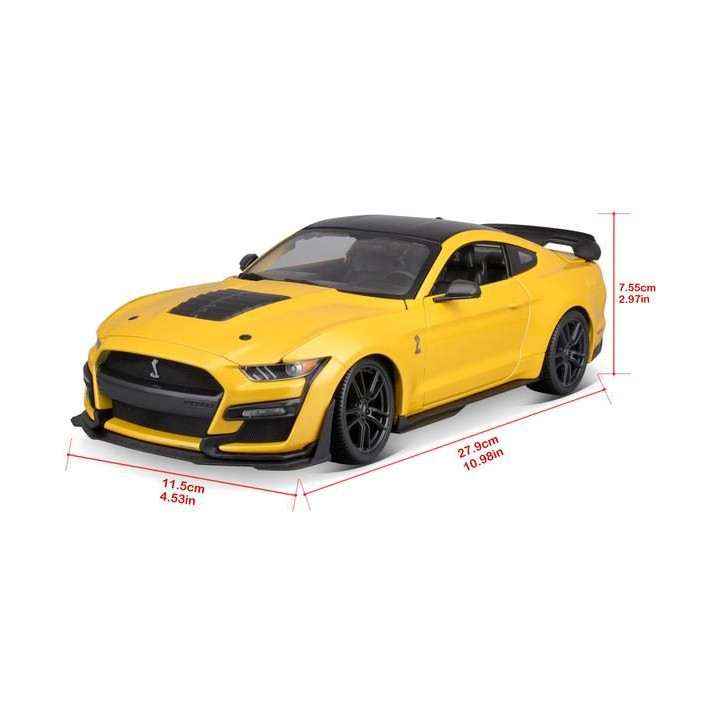 Maisto Mustang Shelby GT500 2020 1:18 žlutá