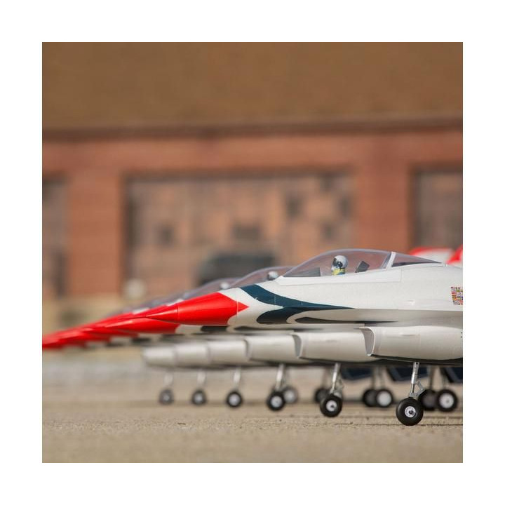 E-flite F-16 Thunderbirds 0.8m SAFE Select BNF Basic