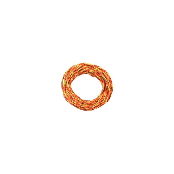 Kabel třížilový silikonový kroucený tlustý JR 0.35mm2