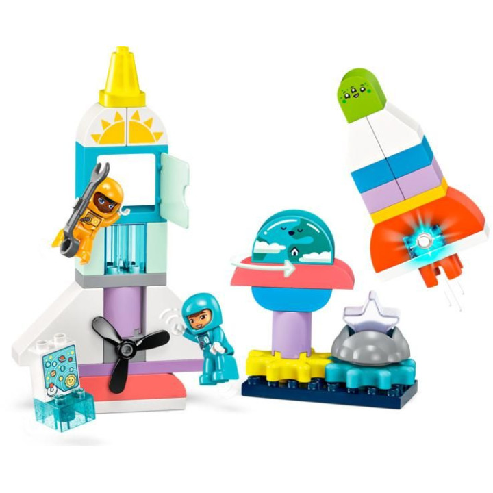 LEGO DUPLO - Vesmírné dobrodružství s raketoplánem 3 v 1