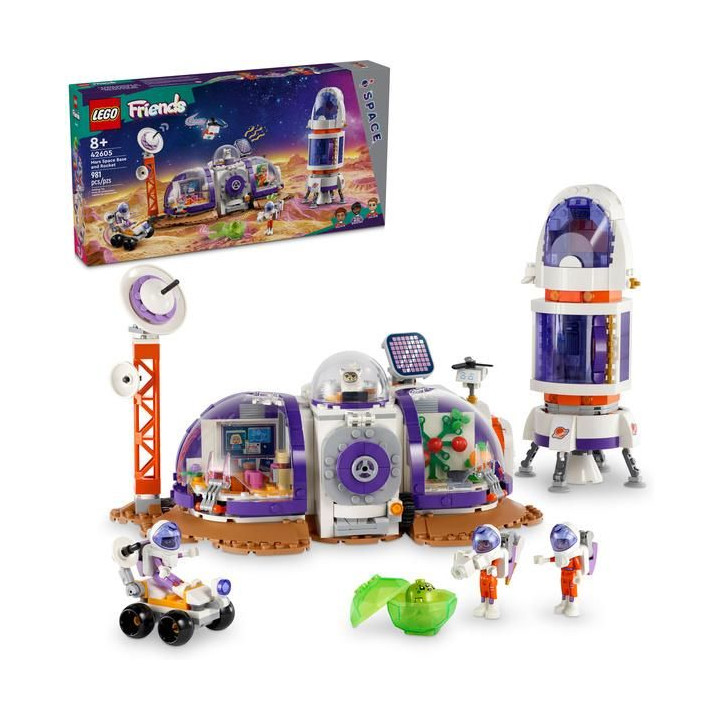 LEGO Friends - Základna na Marsu a raketa