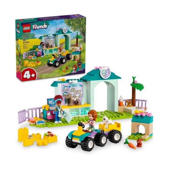 LEGO Friends - Veterinární klinika pro zvířátka z farmy