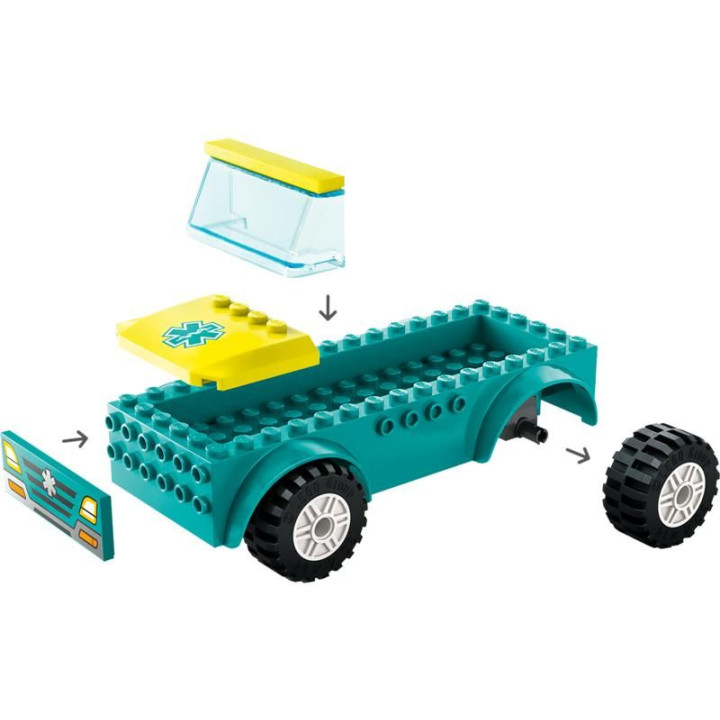 LEGO City - Sanitka a snowboardista