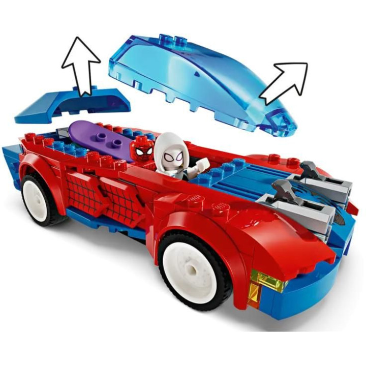 LEGO Marvel - Spider-Manovo závodní auto a Venom Zelený goblin