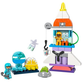 LEGO DUPLO - Vesmírné dobrodružství s raketoplánem 3 v 1