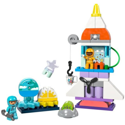 LEGO DUPLO - Vesmírné dobrodružství s raketoplánem 3 v 1