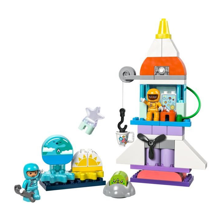 LEGO DUPLO - Vesmírné dobrodružství s raketoplánem 3 v 1