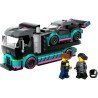 Fanoušci závodních aut a kamiónů si s touto stavebnicí LEGO® užijí hodiny zábavy. Součástí je kamión s nakládací rampou, model auta a 2 minifigurky.