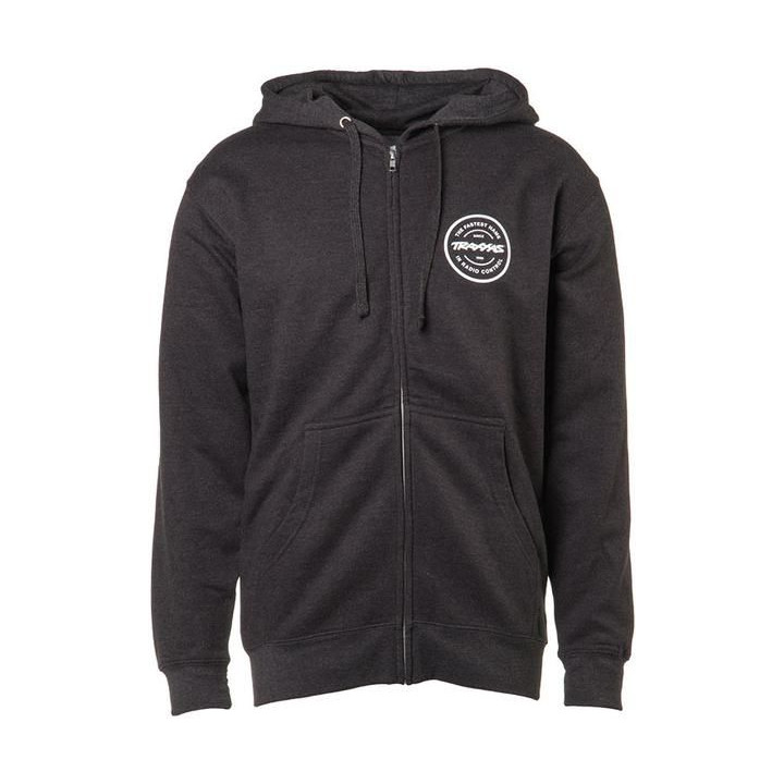 Traxxas mikina na zip černá XXXL