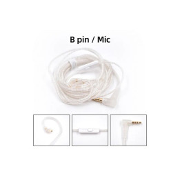 KZ Silver Plated Upgrade Cable 2PIN (B Pin)