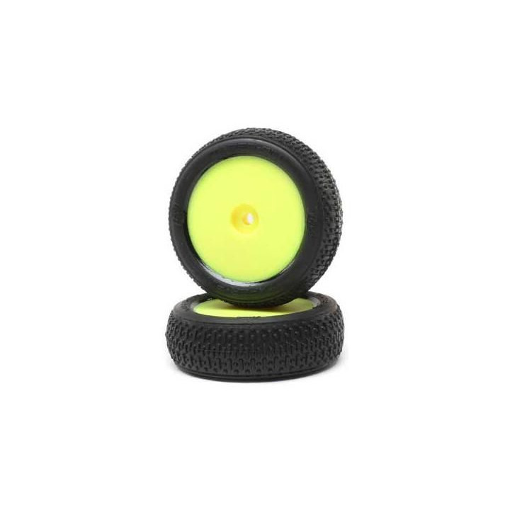 Losi kolo s pneu Taper Pin, přední, žlutý disk (2): Mini-B