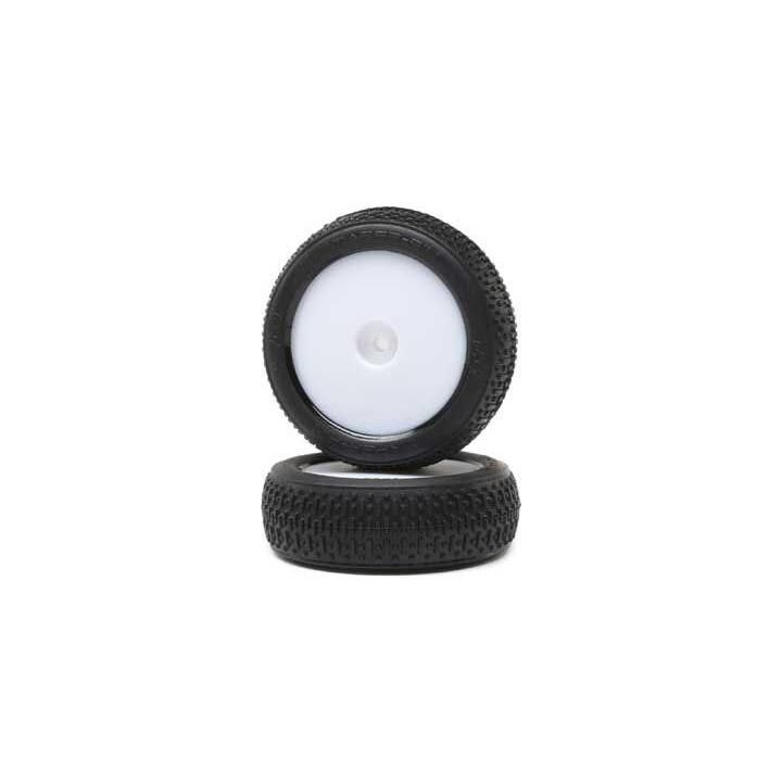 Losi kolo s pneu Taper Pin, přední, bílý disk (2): Mini-B