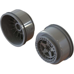 Arrma disk 2.2/3.0" SC Gun Metal (2)