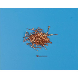 Krick Čep s okem měděný 2x11mm (cca 100)
