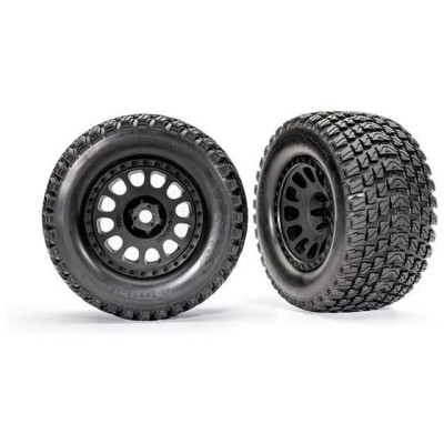 Traxxas kolo 4.3/5.7", disk XRT Race černý, pneu Gravix (pár)