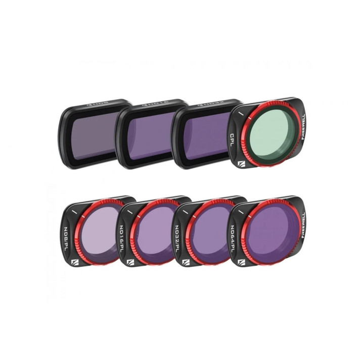 Freewell sada osmi filtrů All Day pro DJI Osmo Pocket 3
