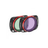 Sada dvou variabilních Mist ND filtrů Freewell pro akční kamery DJI Osmo Pocket 3 a 4. Sada obsahuje filtry VND1-5 Mist a VND6-9 Mist.