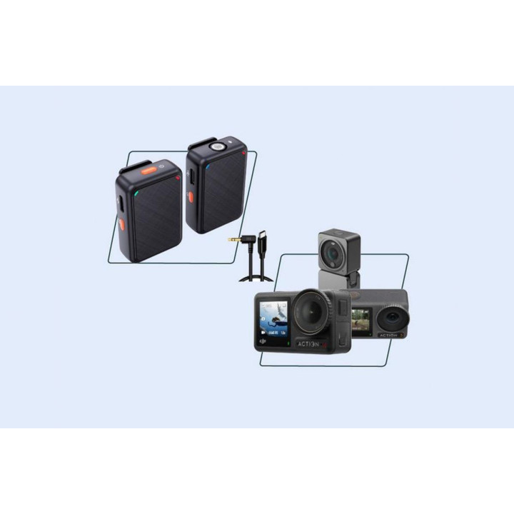DJI Osmo Action 3/4 2.4G Wireless Microphone (With Battery)