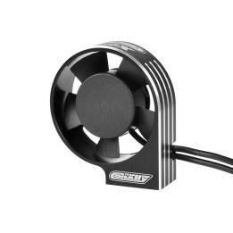 Ultra High Speed hliníkový větráček 40mm, černo/stříbrný - 6-8,4V - konektor BEC černý