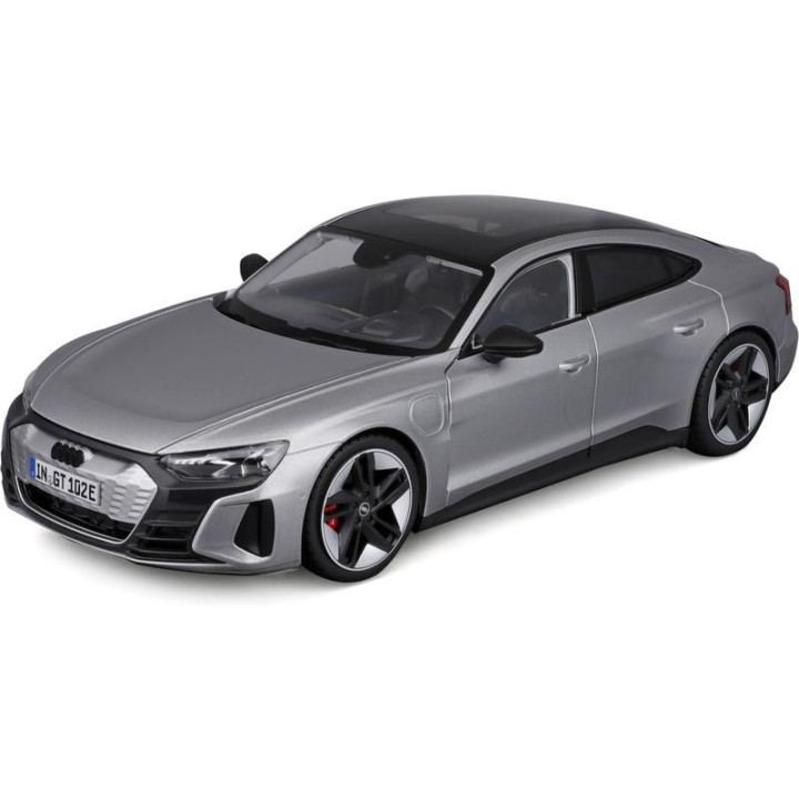 Bburago Audi RS E-tron GT 1:18 stříbrná