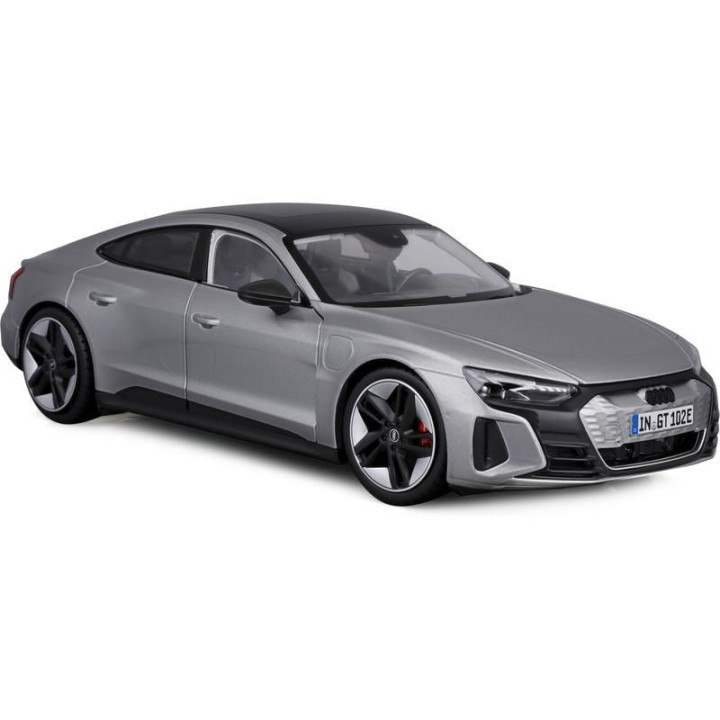 Bburago Audi RS E-tron GT 1:18 stříbrná