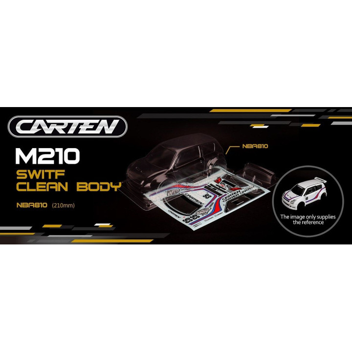 CARTEN SWIFT 1/10 M-Chassis lexanová karoserie