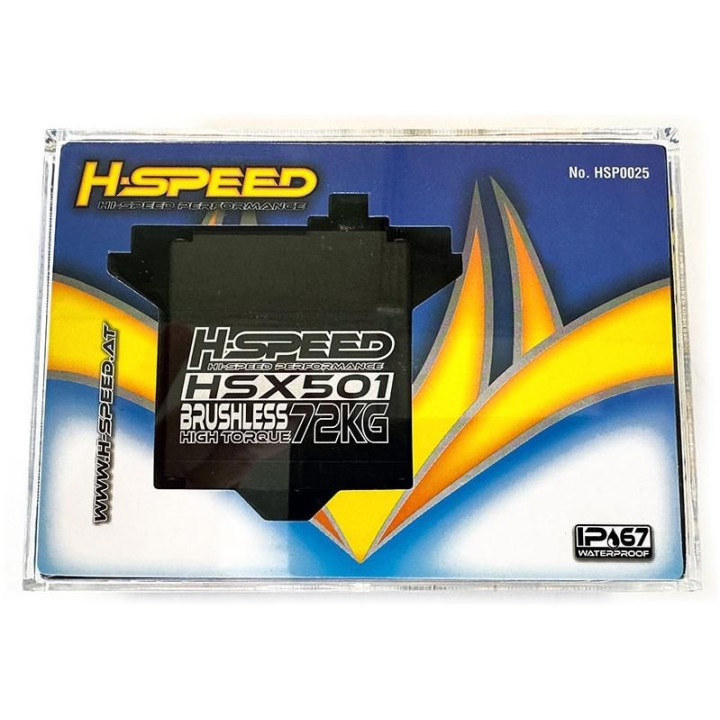 H-Speed servo HSX501 72kg.cm 0.092s/60°