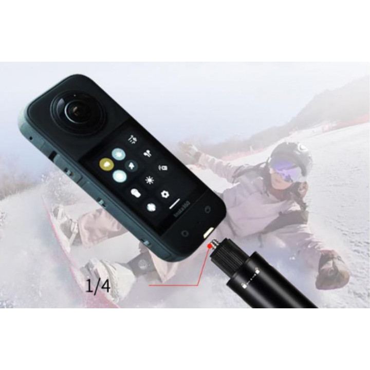 150cm Aluminum Alloy Invisible Selfie Stick