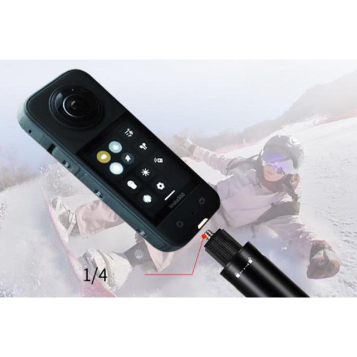 300cm Aluminum Alloy Invisible Selfie Stick