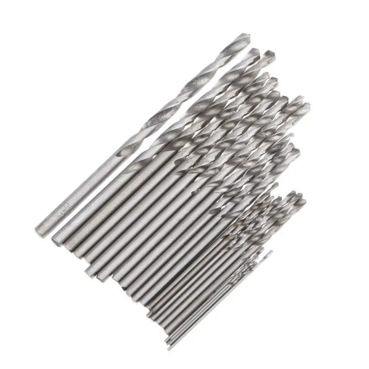 0,4 mm-3,2 150 ks Súprava mini špirálových vrtákov HSS