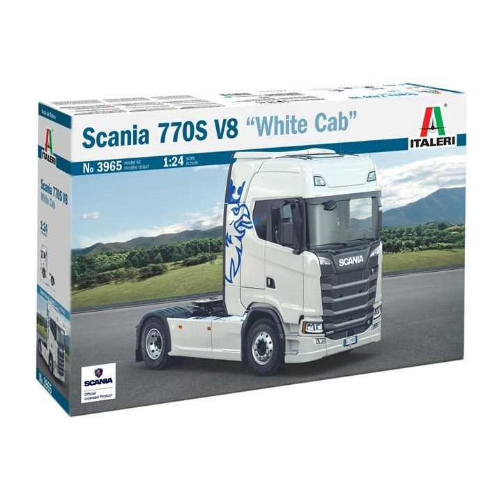 Model Kit truck 3965 - Scania S770 V8 "White Cab" (1:35)