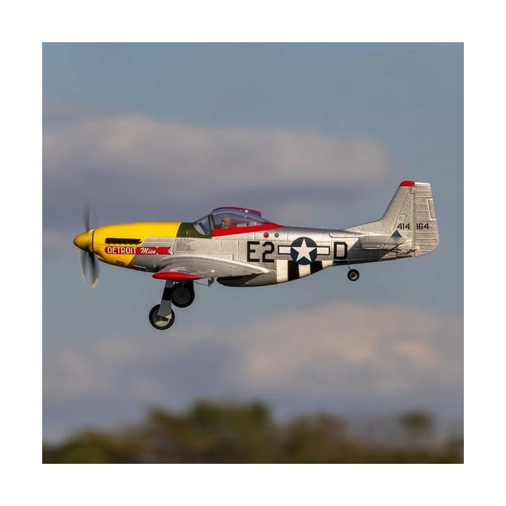 E-flite UMX P-51D Mustang “Detroit Miss” AS3X Safe Select BNF Basic