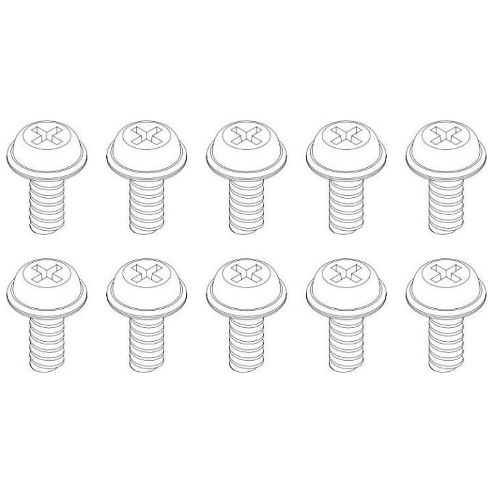 Turbo Racing Šroubky M1,7 x 3 mm 10 ks
