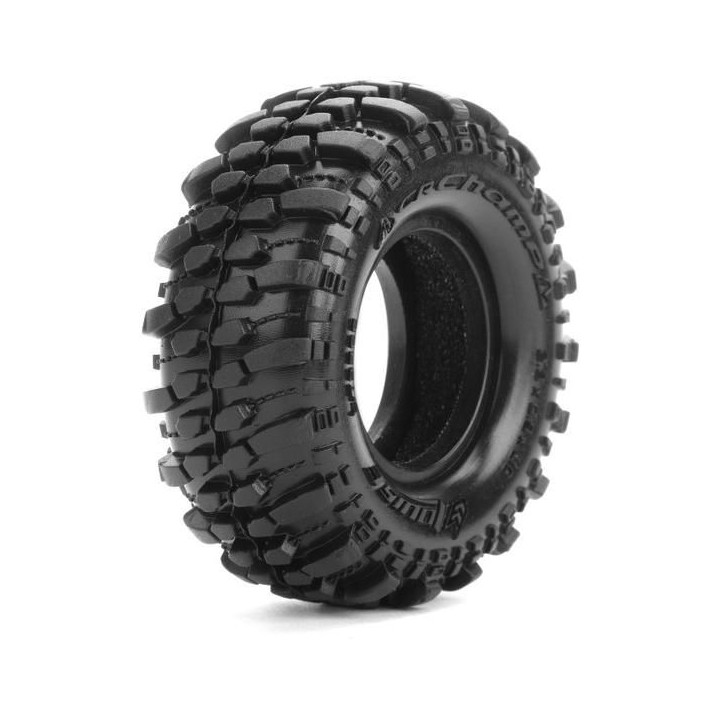 CR-CHAMP 1.0 - Pneumatiky s vložkou pro 1/18 a 1/24 crawler, 2 ks