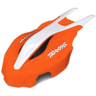 Traxxas kapotáž přední oranžová/bílá: Aton