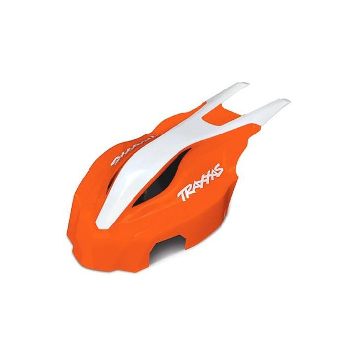 Traxxas kapotáž přední oranžová/bílá: Aton
