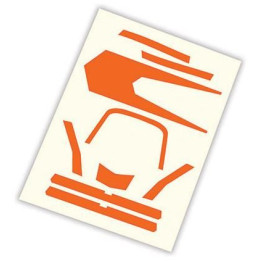 Traxxas samolepky oranžové: Aton
