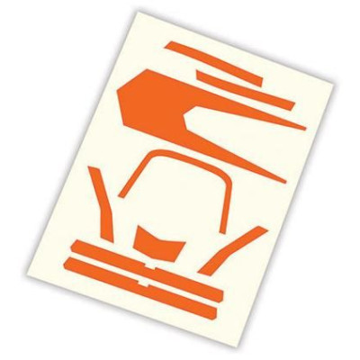 Traxxas samolepky oranžové: Aton