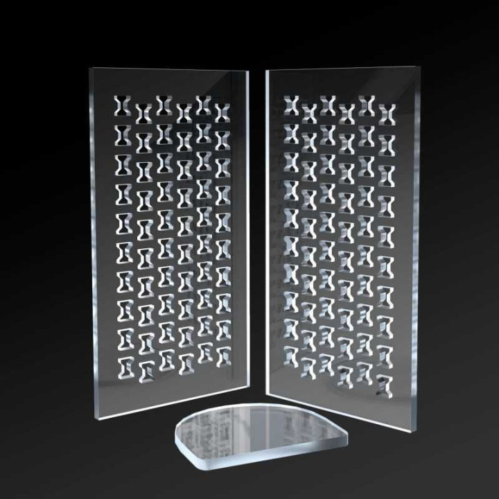 Acrylic molds - H Shaped Pavement 1:35 / Akrylové formy - Chodník tvar H