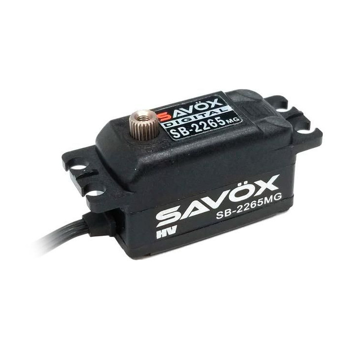 SB-2265MG BRUSHLESS HiVolt digitální servo - LOW PROFILE (17kg-0,07s/60°)